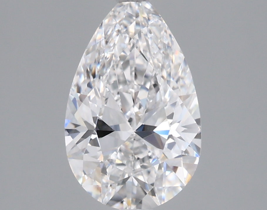 1.55 Carat Pear Shaped, Excellent Cut, D Color, VVS2 Clarity, IGI Certified Lab Grown Diamond