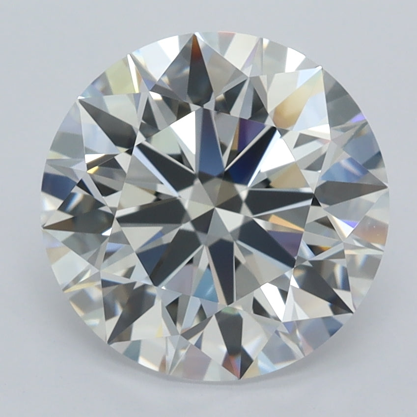 3.41 Carat Round Shaped, Ideal Cut, D Color, VVS1 Clarity, IGI Certified Lab Grown Diamond