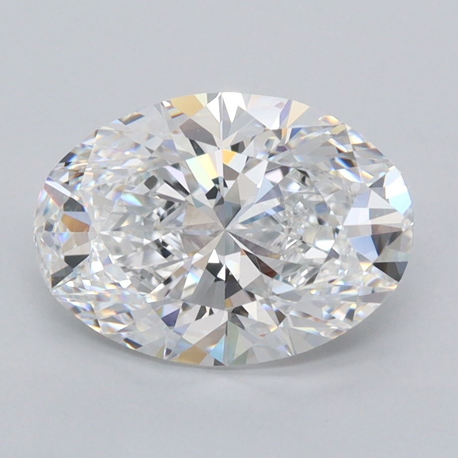 2.51 Carat Oval Shaped, Ideal Cut, D Color, VVS1 Clarity, IGI Certified Lab Grown Diamond