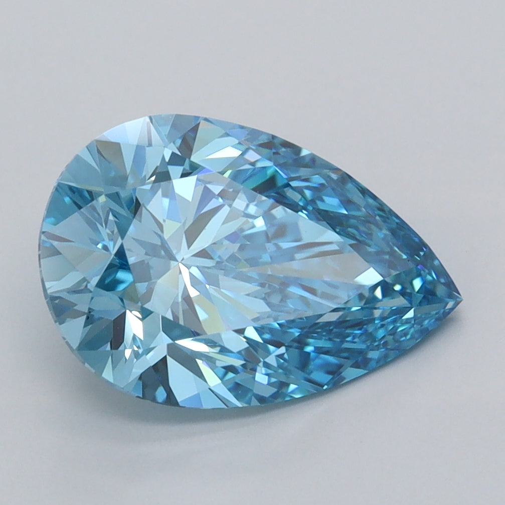 2.98 Carat Pear Shaped, Excellent Cut, VVS1 Clarity, IGI Certified Lab Grown Diamond