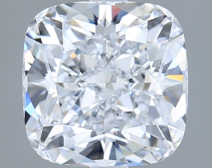3.06 Carat Cushion Shaped, Ideal Cut, E Color, VVS1 Clarity, IGI Certified Lab Grown Diamond