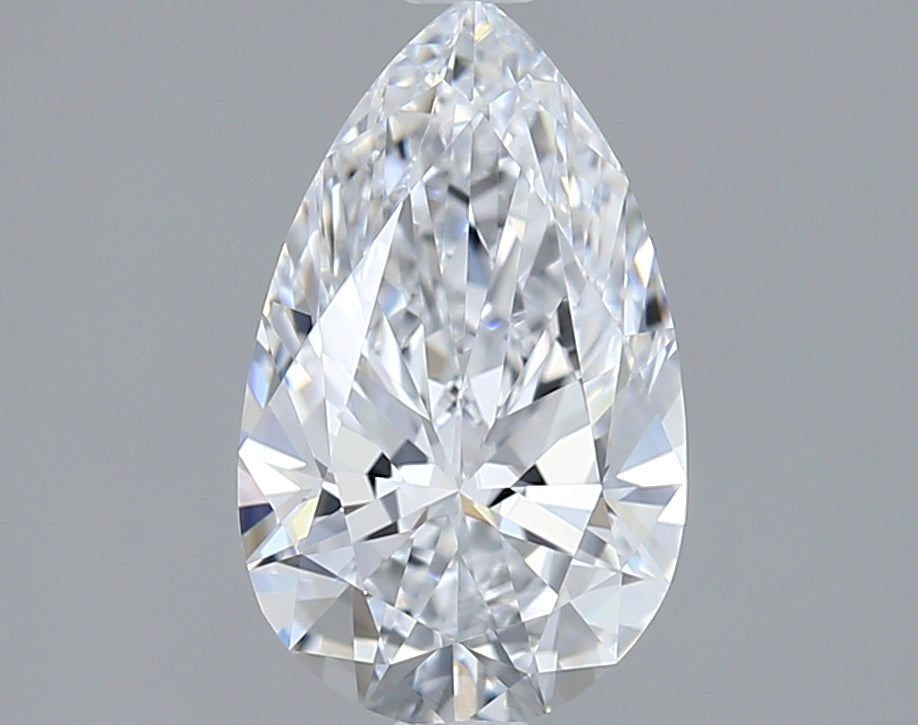 1.55 Carat Pear Shaped, Ideal Cut, D Color, VVS1 Clarity, IGI Certified Lab Grown Diamond
