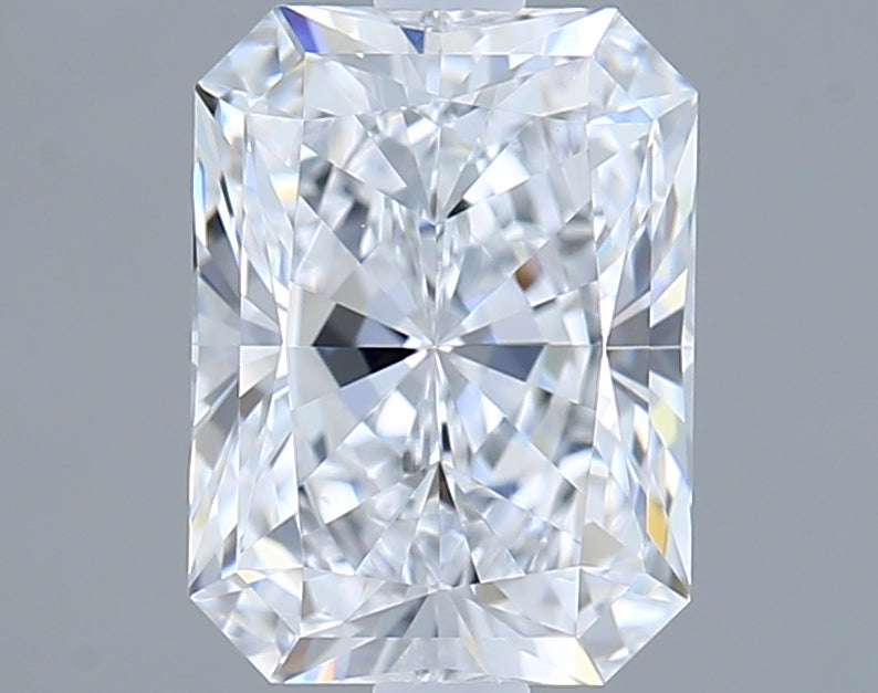 1.51 Carat Radiant Shaped, Excellent Cut, D Color, VVS1 Clarity, IGI Certified Lab Grown Diamond