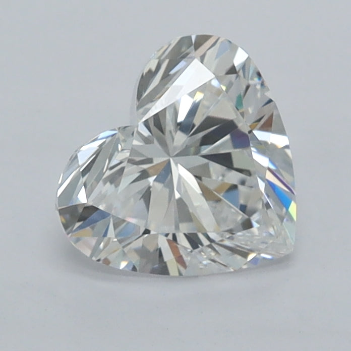 1.05 Carat Heart Shaped, Very Good Cut, D Color, VVS2 Clarity, IGI Certified Lab Grown Diamond