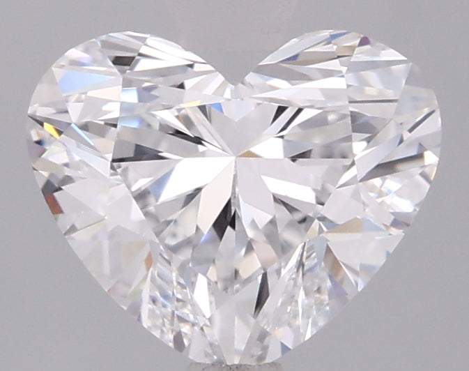 1.67 Carat Heart Shaped, Ideal Cut, D Color, VVS2 Clarity, IGI Certified Lab Grown Diamond