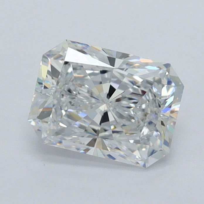 1.02 Carat Radiant Shaped, Excellent Cut, D Color, VVS2 Clarity, IGI Certified Lab Grown Diamond