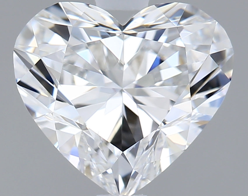 1.79 Carat Heart Shaped, Ideal Cut, D Color, VVS1 Clarity, IGI Certified Lab Grown Diamond