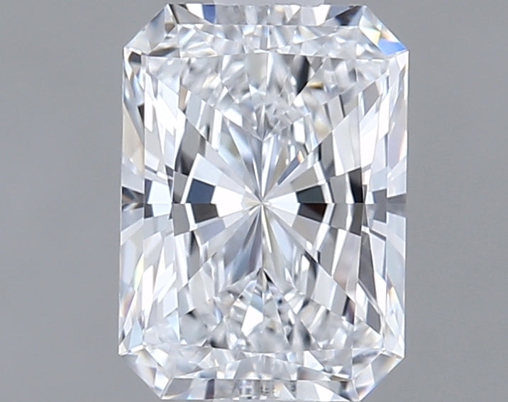 1.05 Carat Radiant Shaped, Ideal Cut, D Color, VS1 Clarity, IGI Certified Lab Grown Diamond