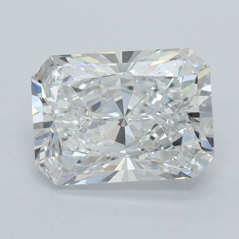 2.05 Carat Radiant Shaped, Ideal Cut, D Color, VVS1 Clarity, IGI Certified Lab Grown Diamond