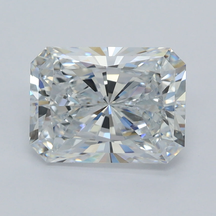 2.02 Carat Radiant Shaped, Ideal Cut, E Color, IF Clarity, IGI Certified Lab Grown Diamond