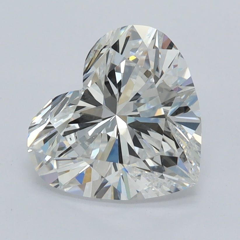 2.01 Carat Heart Shaped, Ideal Cut, D Color, VVS1 Clarity, IGI Certified Lab Grown Diamond