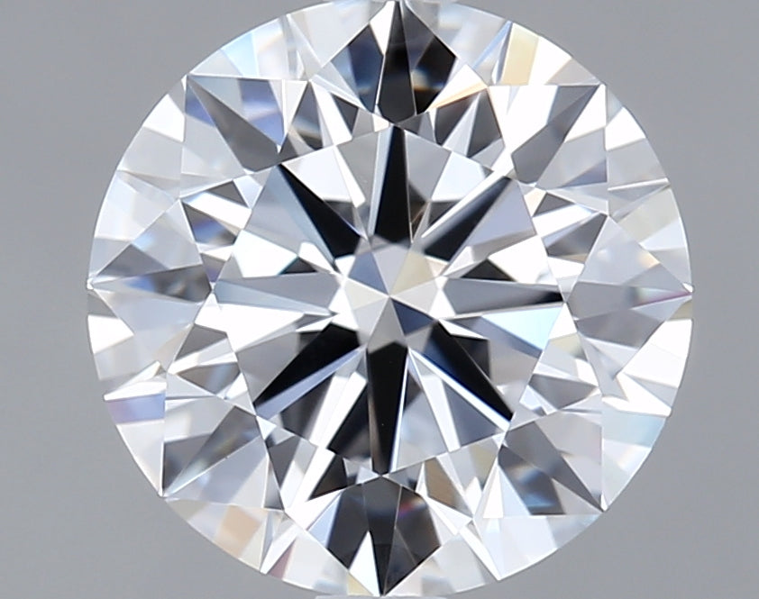 2.29 Carat Round Shaped, Ideal Cut, D Color, VVS2 Clarity, IGI Certified Lab Grown Diamond