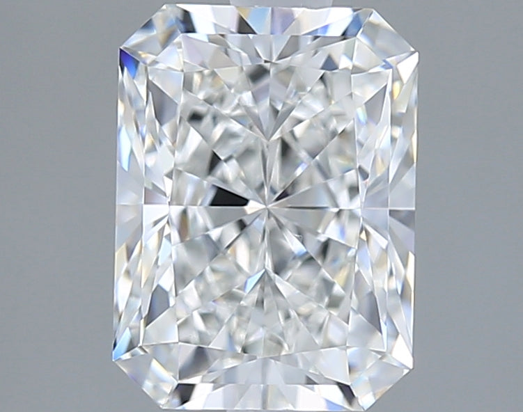 2.07 Carat Radiant Shaped, Excellent Cut, E Color, VVS1 Clarity, IGI Certified Lab Grown Diamond