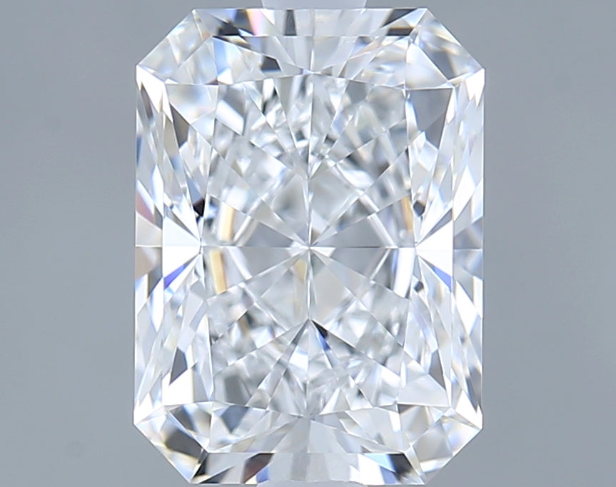 2.32 Carat Radiant Shaped, Excellent Cut, D Color, VVS2 Clarity, IGI Certified Lab Grown Diamond