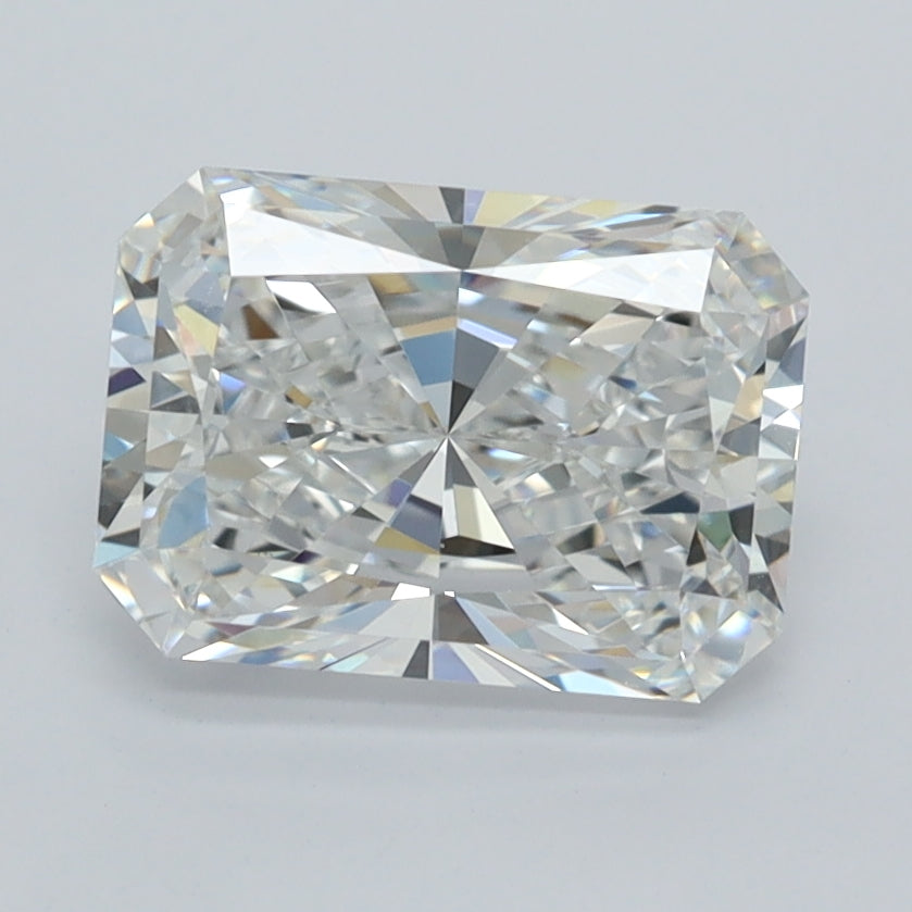 2.04 Carat Radiant Shaped, Ideal Cut, D Color, VVS1 Clarity, IGI Certified Lab Grown Diamond
