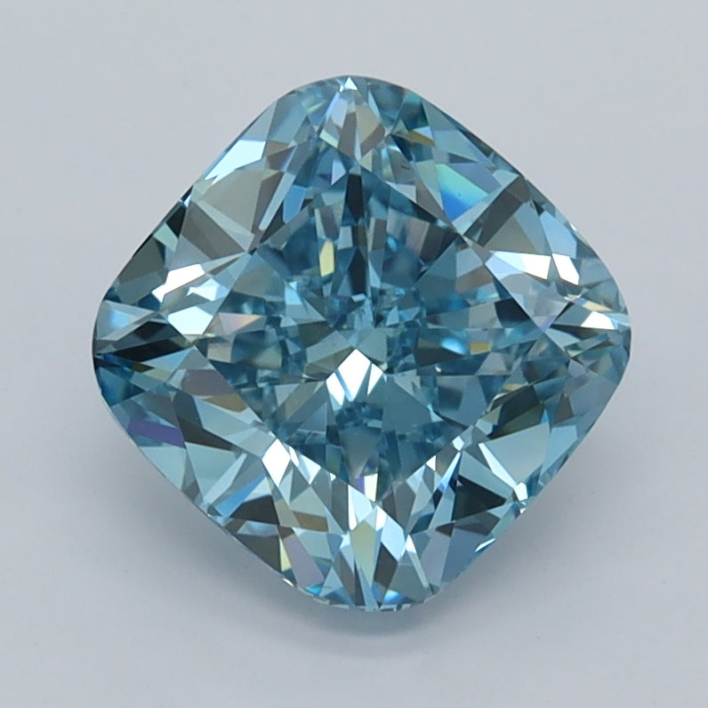 2.01 Carat Cushion Shaped, Ideal Cut, VVS1 Clarity, IGI Certified Lab Grown Diamond