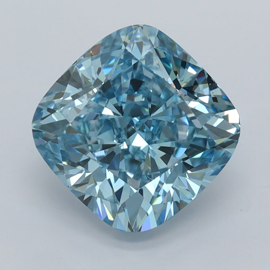3.05 Carat Cushion Shaped, Ideal Cut, VVS1 Clarity, IGI Certified Lab Grown Diamond
