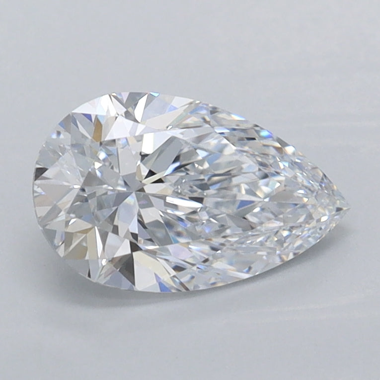 1.02 Carat Pear Shaped, Ideal Cut, D Color, VVS1 Clarity, IGI Certified Lab Grown Diamond