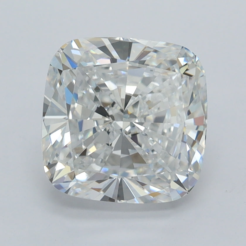 2.55 Carat Cushion Shaped, Very Good Cut, D Color, VVS1 Clarity, IGI Certified Lab Grown Diamond