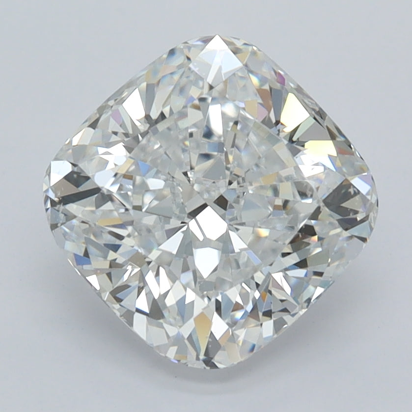 2.75 Carat Cushion Shaped, Ideal Cut, D Color, VVS1 Clarity, IGI Certified Lab Grown Diamond