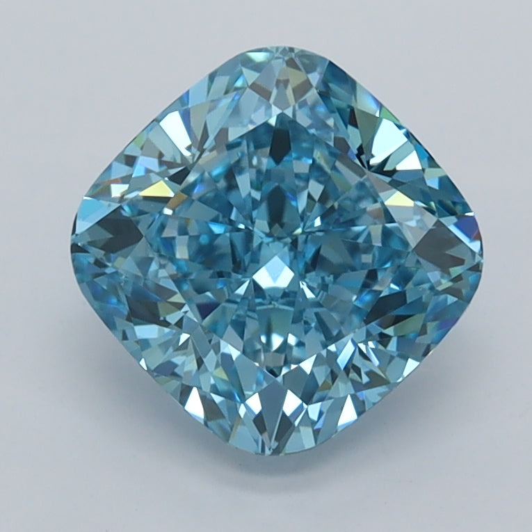 2.03 Carat Cushion Shaped, Ideal Cut, VVS2 Clarity, IGI Certified Lab Grown Diamond