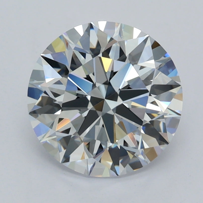 2.38 Carat Round Shaped, E Color, VVS1 Clarity, GCAL Certified Lab Grown Diamond