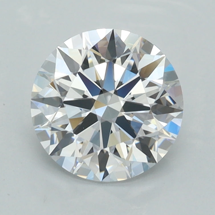 1.53 Carat Round Shaped, D Color, VVS1 Clarity, GCAL Certified Lab Grown Diamond