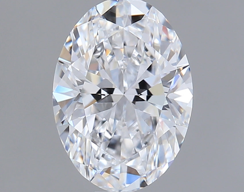 1.03 Carat Oval Shaped, Ideal Cut, D Color, IF Clarity, IGI Certified Lab Grown Diamond