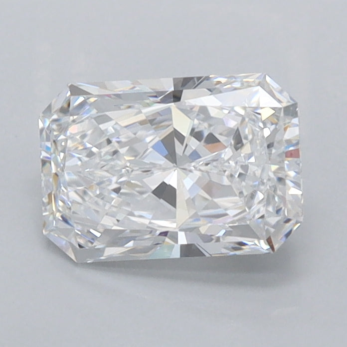 1.03 Carat Radiant Shaped, Excellent Cut, D Color, VVS2 Clarity, IGI Certified Lab Grown Diamond