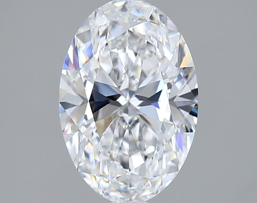 2.17 Carat Oval Shaped, Ideal Cut, D Color, VVS2 Clarity, IGI Certified Lab Grown Diamond