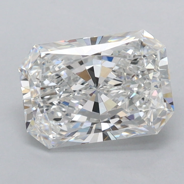 1.36 Carat Radiant Shaped, Ideal Cut, E Color, FL Clarity, IGI Certified Lab Grown Diamond