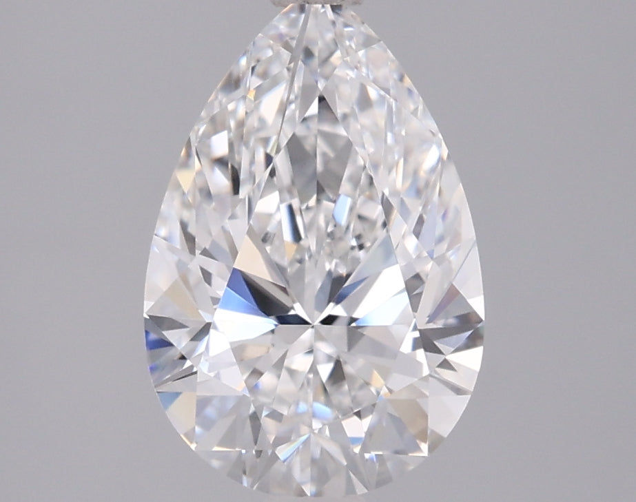1.88 Carat Pear Shaped, Ideal Cut, D Color, VVS2 Clarity, IGI Certified Lab Grown Diamond
