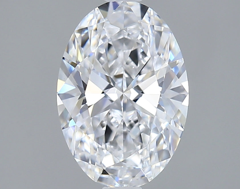 1.61 Carat Oval Shaped, Ideal Cut, D Color, VS1 Clarity, IGI Certified Lab Grown Diamond