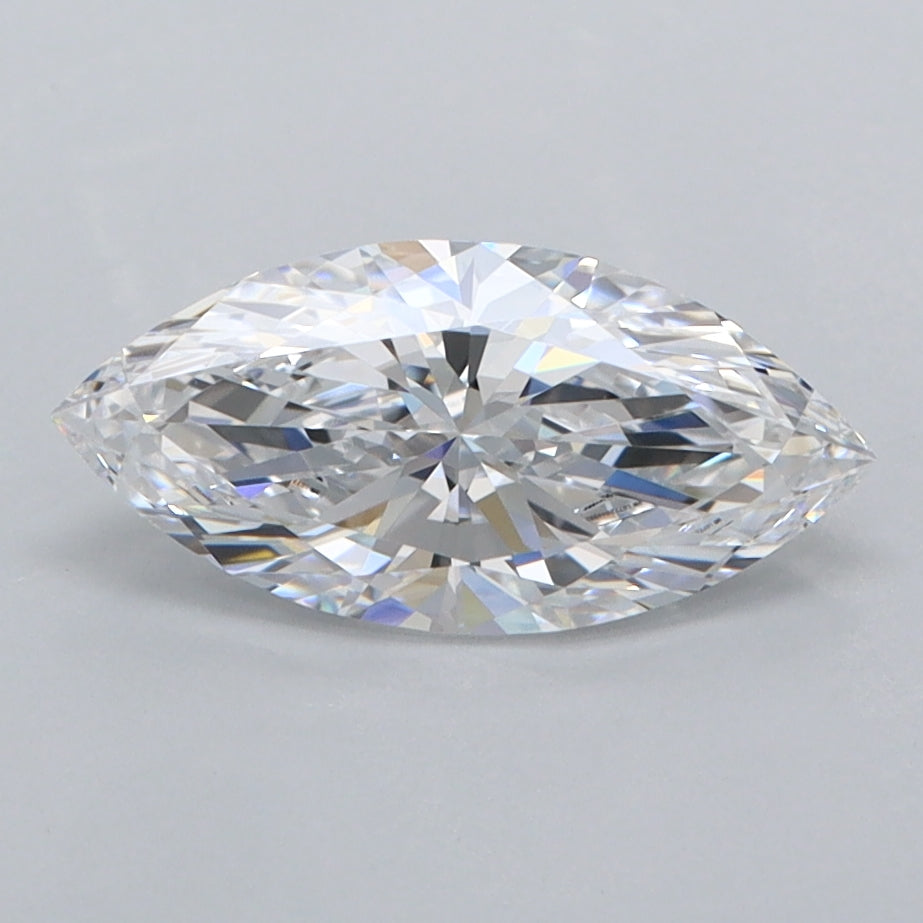 1.16 Carat Marquise Shaped, Ideal Cut, D Color, VVS1 Clarity, IGI Certified Lab Grown Diamond