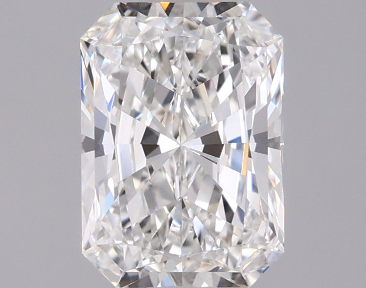 1.47 Carat Radiant Shaped, Ideal Cut, E Color, VVS2 Clarity, IGI Certified Lab Grown Diamond