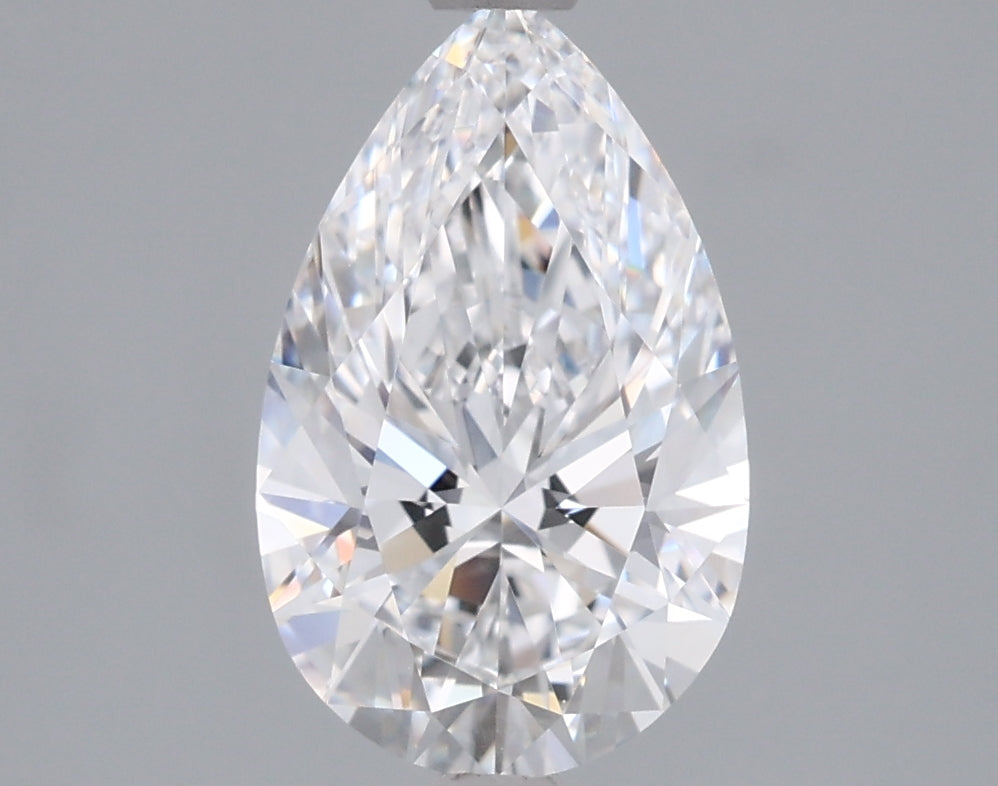 1.69 Carat Pear Shaped, Ideal Cut, D Color, VVS1 Clarity, IGI Certified Lab Grown Diamond