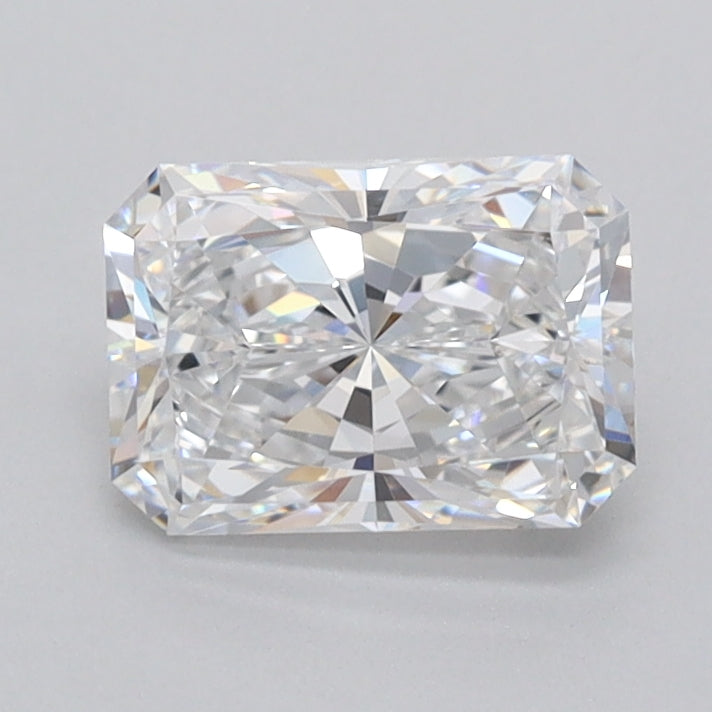 1.05 Carat Radiant Shaped, Excellent Cut, D Color, FL Clarity, IGI Certified Lab Grown Diamond