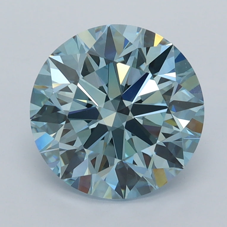 2.00 Carat Round Shaped, Excellent Cut, VVS2 Clarity, IGI Certified Lab Grown Diamond