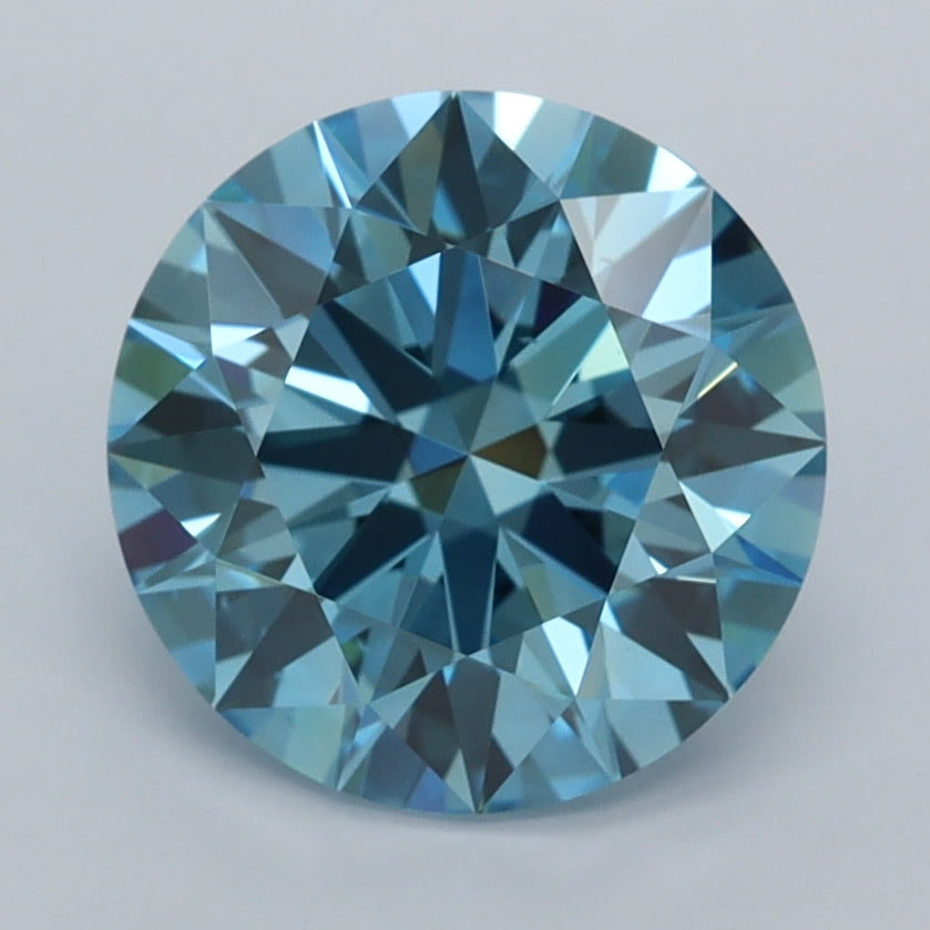 2.54 Carat Round Shaped, Ideal Cut, VS2 Clarity, IGI Certified Lab Grown Diamond