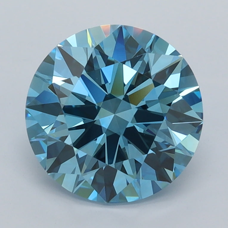 1.99 Carat Round Shaped, Excellent Cut, VVS2 Clarity, IGI Certified Lab Grown Diamond