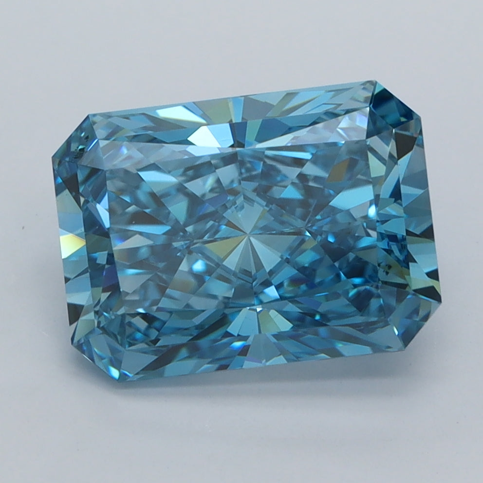 3.51 Carat Radiant Shaped, Excellent Cut, VS1 Clarity, IGI Certified Lab Grown Diamond