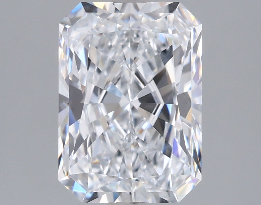 2.04 Carat Radiant Shaped, Ideal Cut, E Color, VVS1 Clarity, IGI Certified Lab Grown Diamond