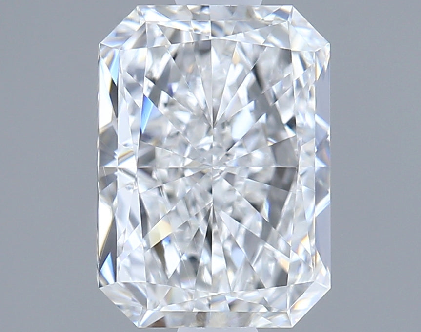 1.51 Carat Radiant Shaped, Excellent Cut, D Color, VVS1 Clarity, IGI Certified Lab Grown Diamond