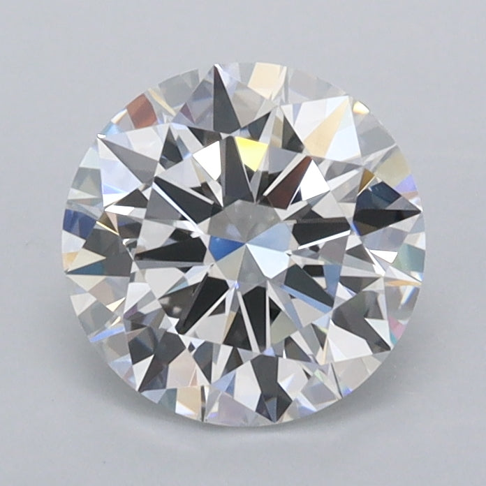 1.28 Carat Round Shaped, Excellent Cut, D Color, VVS2 Clarity, IGI Certified Lab Grown Diamond