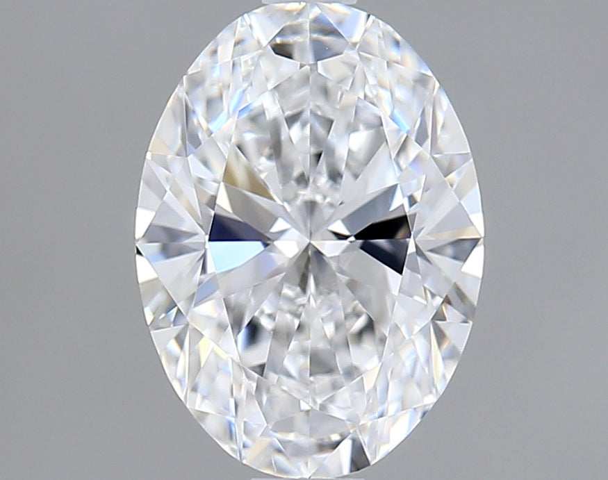 1.52 Carat Oval Shaped, Ideal Cut, D Color, VS1 Clarity, IGI Certified Lab Grown Diamond