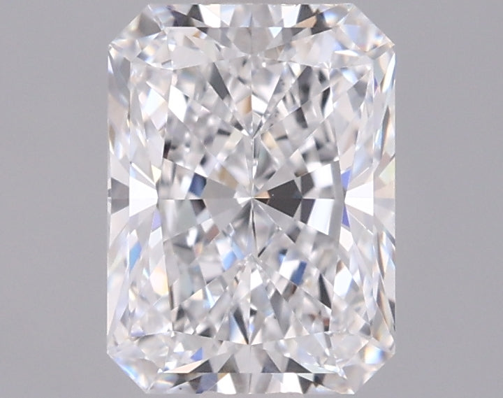 1.61 Carat Radiant Shaped, Ideal Cut, D Color, VVS2 Clarity, IGI Certified Lab Grown Diamond