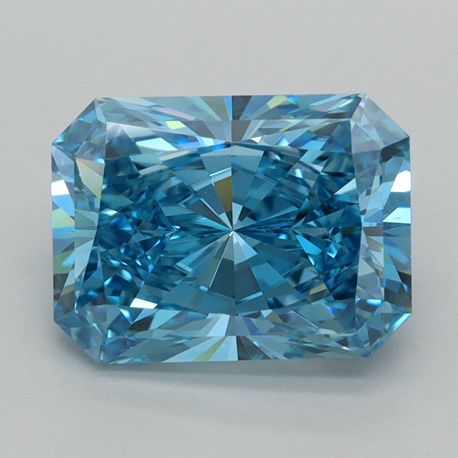 3.02 Carat Radiant Shaped, Ideal Cut, VS1 Clarity, IGI Certified Lab Grown Diamond