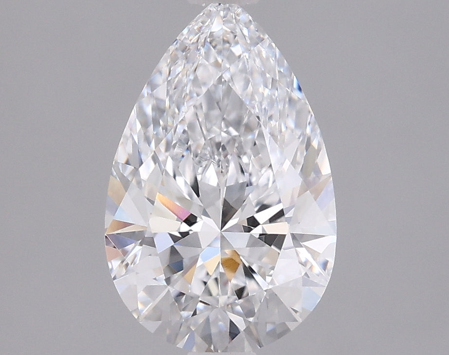 1.44 Carat Pear Shaped, Ideal Cut, D Color, VVS1 Clarity, IGI Certified Lab Grown Diamond