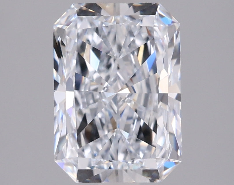 1.89 Carat Radiant Shaped, Ideal Cut, E Color, VVS1 Clarity, IGI Certified Lab Grown Diamond
