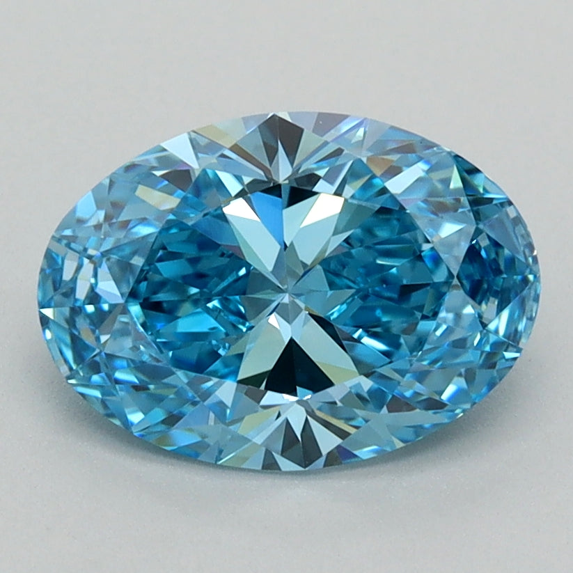1.70 Carat Oval Shaped, Ideal Cut, VVS2 Clarity, IGI Certified Lab Grown Diamond